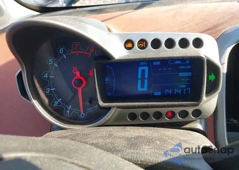 2013 Chevrolet Sonic Lt Auto из США, поврежденный, VIN 1G1JC5SG5D4110763